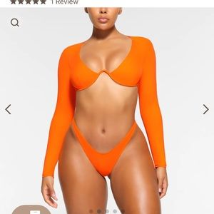 Skims orange 2 pc bikini new with tags